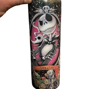 The Nightmare Before Christmas themed insulated tumbler